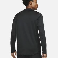Nike Men's Advantage 1/2 Zip Longsleeve - Black 6 Nike Men's Advantage 1/2 Zip Longsleeve - Black -Court Legends Store f80233