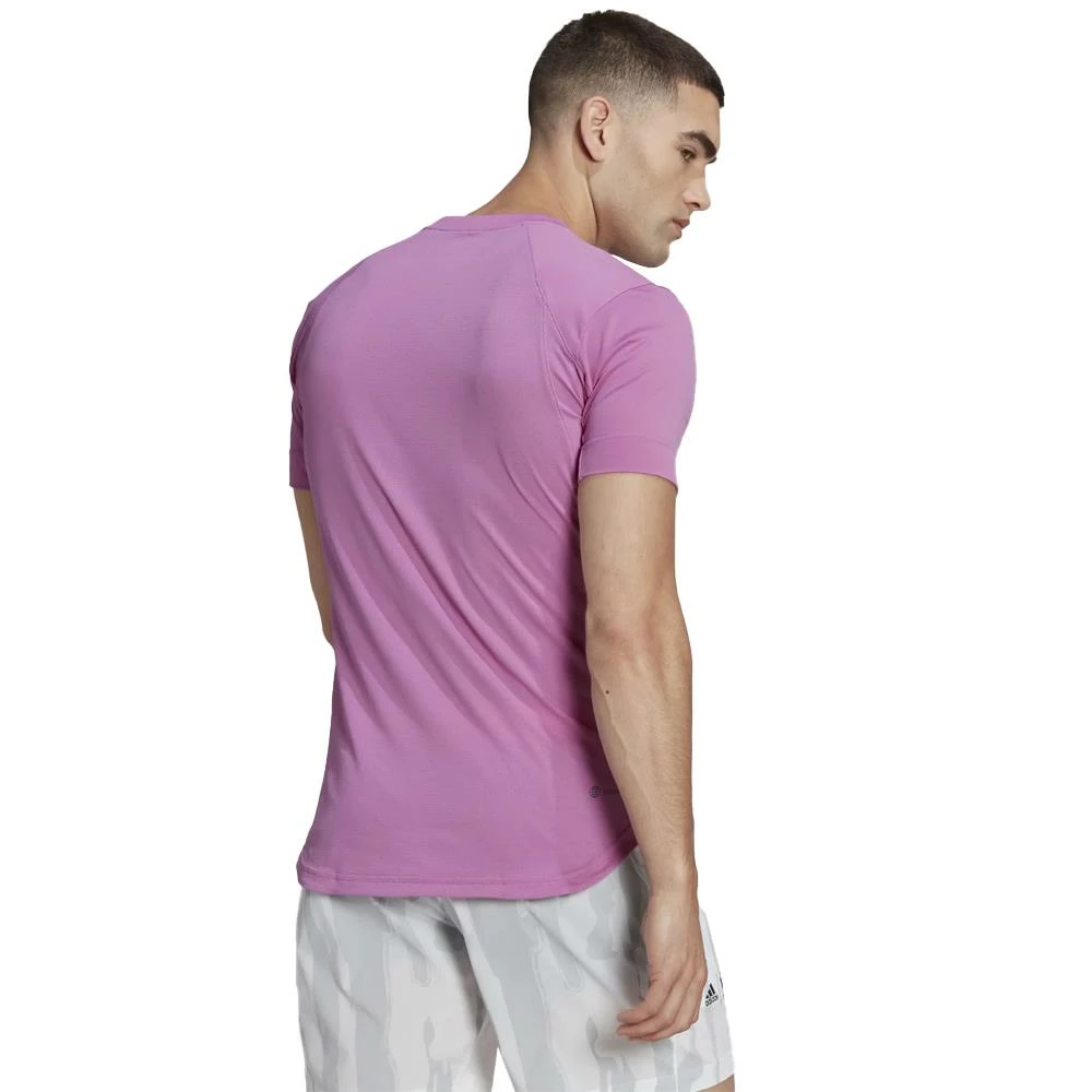 Adidas Men's New York FreeLift Tee - Semi Pulse Lilac 3 Adidas Men's New York FreeLift Tee - Semi Pulse Lilac - Image 3