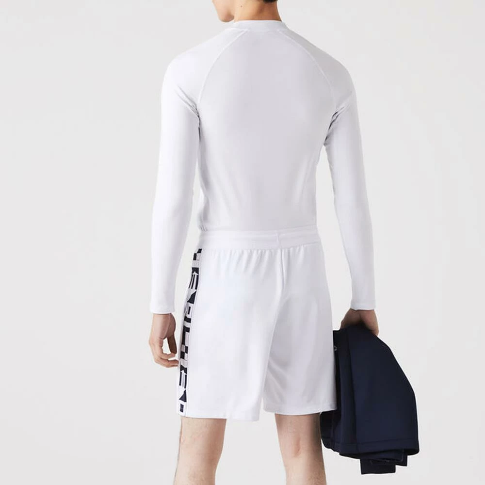Lacoste Men's Contrast Print Shorts - White 3 Lacoste Men's Contrast Print Shorts - White - Image 3