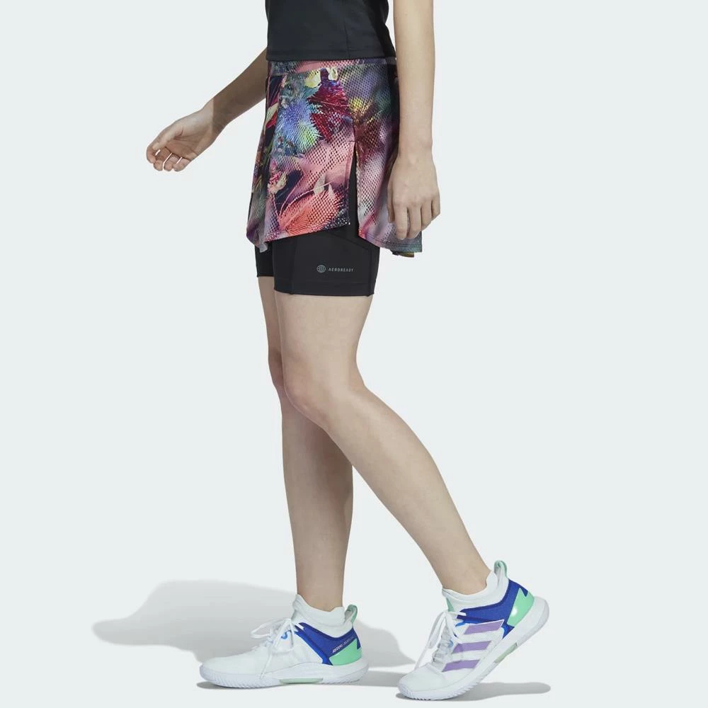 Adidas Women's Melbourne Skirt - Multi/Black 3 Adidas Women's Melbourne Skirt - Multi/Black - Image 3