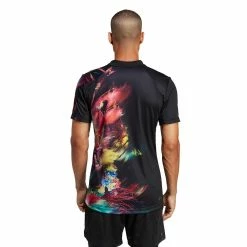 Adidas Men's Melbourne Freelift Polo - Multicolour / Black 9 Adidas Men's Melbourne Freelift Polo - Multicolour / Black -Court Legends Store f82019
