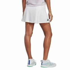 Adidas Women's Club Pleated Skort Tall - White -Court Legends Store f82360