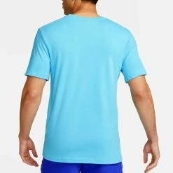 Nike Men's DriFit OZ Tee - Baltic Blue 6 Nike Men's DriFit OZ Tee - Baltic Blue -Court Legends Store f82836