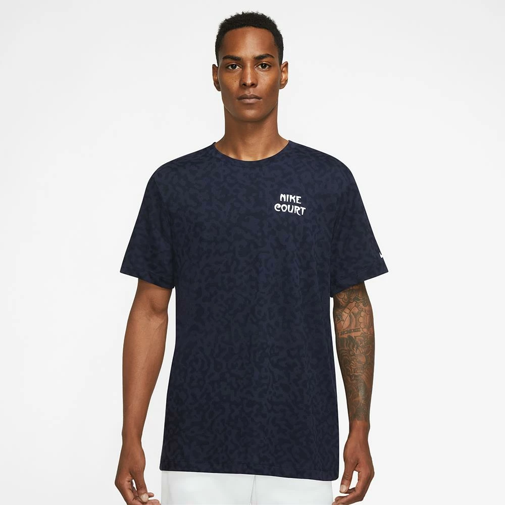 Nike Men's Slam Paris Tee - Obsidian 2 Nike Men's Slam Paris Tee - Obsidian - Image 2