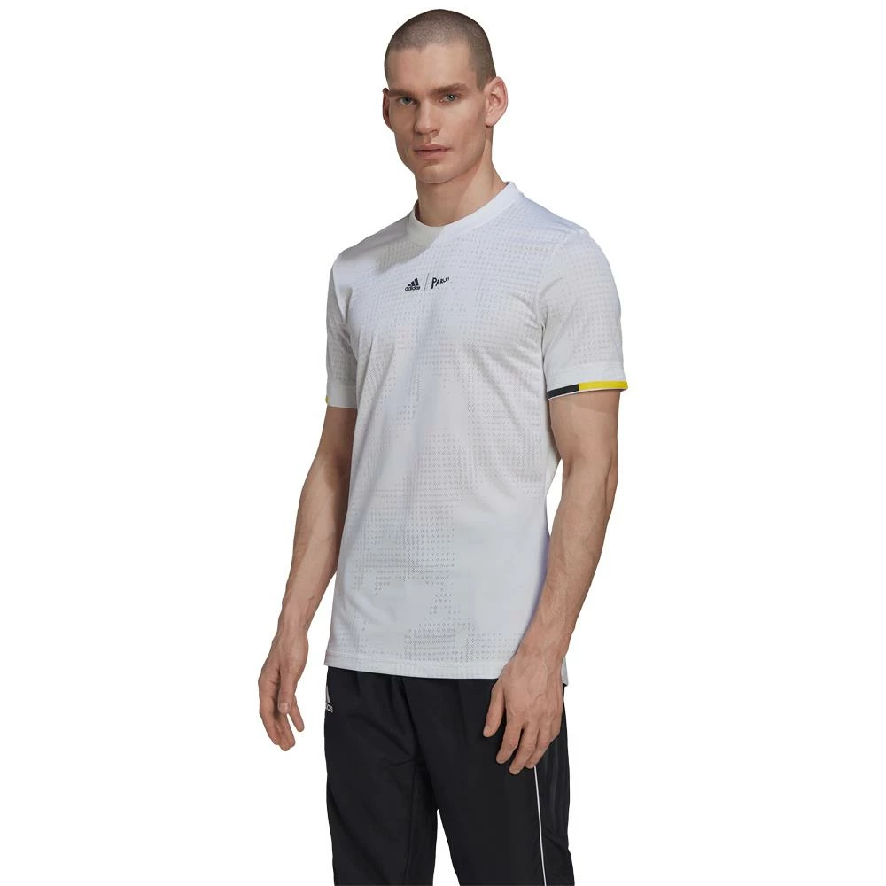 Adidas Men's London Freelift Tee - White 2 Adidas Men's London Freelift Tee - White - Image 2