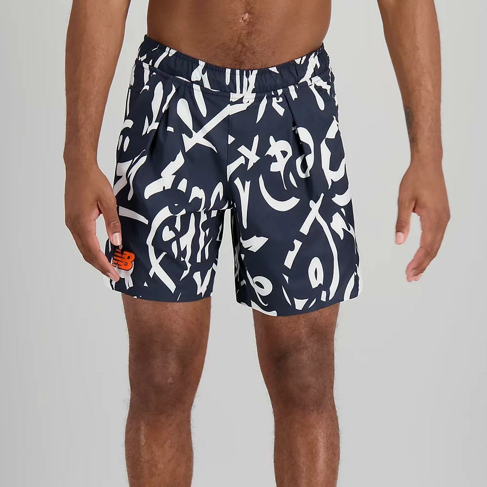 New Balance Men's Printed Tournament Short - Eclipse 2 New Balance Men's Printed Tournament Short - Eclipse - Image 2