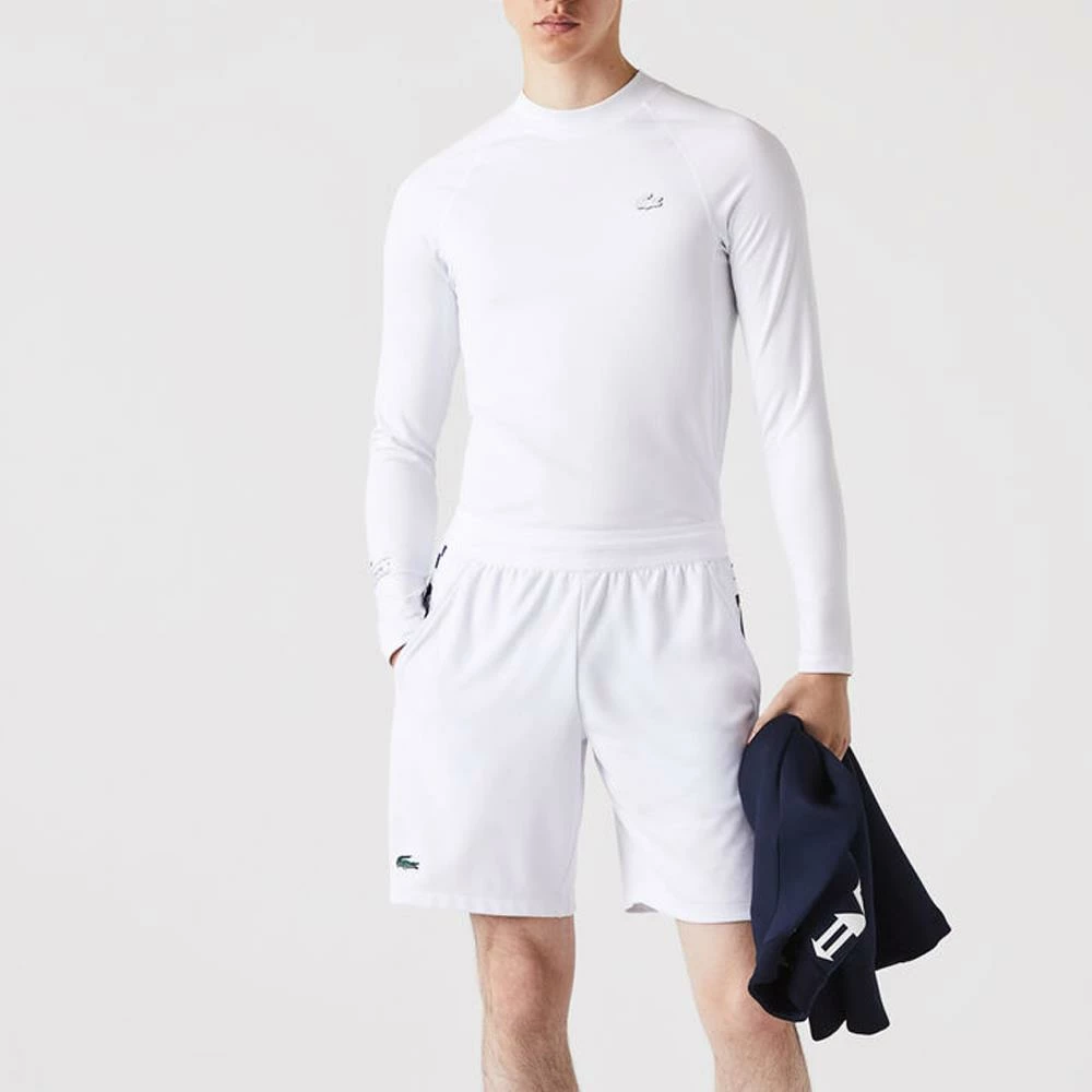 Lacoste Men's Contrast Print Shorts - White 2 Lacoste Men's Contrast Print Shorts - White - Image 2