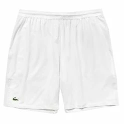 Lacoste Men's Sport Tennis Stretch Shorts - White