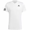 Adidas Men's Club 3 Stripe Tee - White