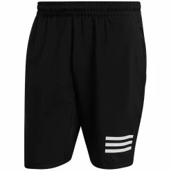 Adidas Men's Club 3 Stripe Short - Black