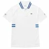 Lacoste Men's Novak Djokovic Ultra Dry Polo - White/Blue