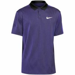Nike Men's Slam Advantage Polo - Dark Purple Dust