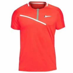 Nike Men's Slam Melbourne Polo - Habanero Red/White