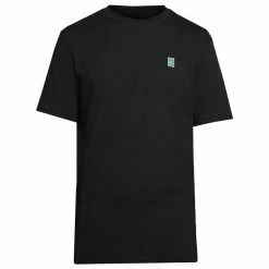 Nike Men's Emblem Court Tee - Black/Washed Teal