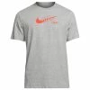 Nike Men's Swoosh Tennis Tee - Dark Heather Grey