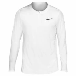 Nike Men's Advantage 1/2 Zip Longsleeve - White