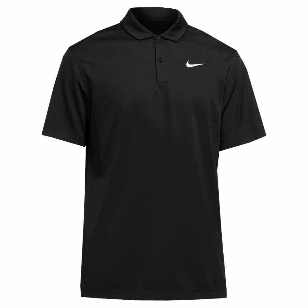 Nike Men's DriFit Solid Polo - Black 1 Nike Men's DriFit Solid Polo - Black
