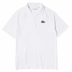 Lacoste Men's Sport Seamless Jacquard Polo - White