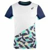 Asics Men's Court Graphic SS Shirt - Brilliant White