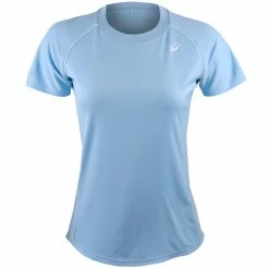 Asics Women's Court Piping Shirt - Arctic Blue