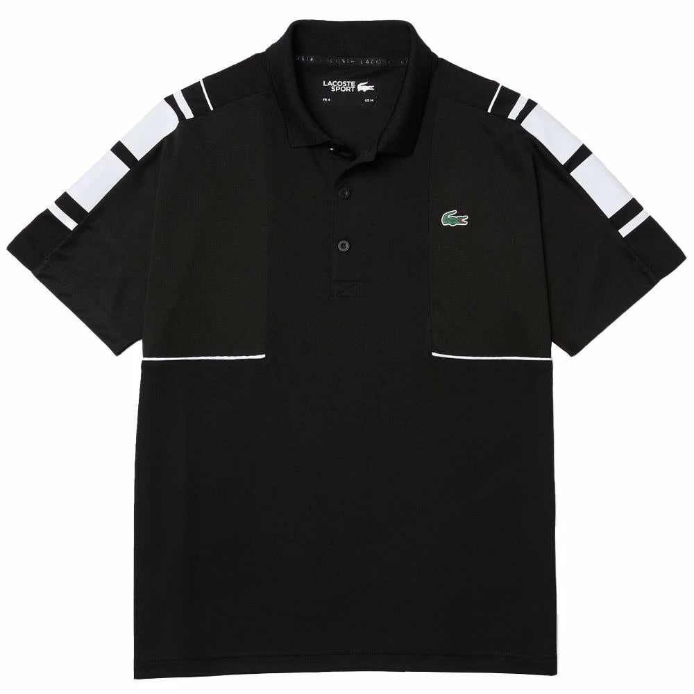 Lacoste Men's Sport Pique Polo - Black 1 Lacoste Men's Sport Pique Polo - Black