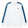 Lacoste Men's Printed Zip Sweatshirt - White