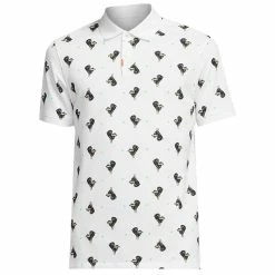 Nike Men's DriFit Printed Polo - White