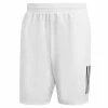 Adidas Men's Club 3 Stripe 7" Short - White